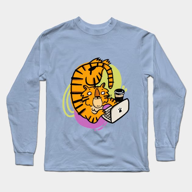 Chilling Long Sleeve T-Shirt by kattymur